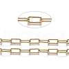 Ion Plating(IP) 304 Stainless Steel Paperclip Chains CHS-A006-01G-2