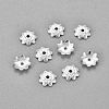 201 Stainless Steel Bead Caps STAS-F040-31-S-1