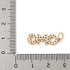 Brass Micro Pave Cubic Zirconia Pendants KK-Z107-15G-01-3