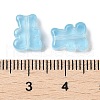 Transparent Spray Paint Glass Beads GLAA-Z011-08H-3