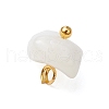 Natural Trochus Shell Nuggets Charms PALLOY-JF03439-01-5