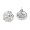 304 Stainless Steel Cubic Zirconia Stud Earrings for Women EJEW-U003-22P-1