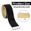 10 Yards Polyester & Cotton Ribbons OCOR-WH0080-74-2