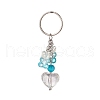 Gradient Bear & Heart Acrylic Pendant Keychain KEYC-TA00005-3