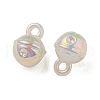 UV Plating Rainbow Iridescent Acrylic Pendants OACR-P010-19E-2
