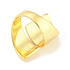 Rack Plating Brass Twist Open Cuff Rings RJEW-Q784-06G-3