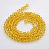 Bicone Glass Beads Strands EGLA-P016-4mm-07-2