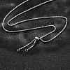 Non-Tarnish Adjustable 304 Stainless Steel Slider Necklaces NJEW-L156-002A-P-1
