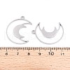 304 Stainless Steel Pendants STAS-N108-36P-3