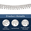 Cheriswelry Iron Crystal Rhinestone Cup Chain CH-CW0001-02-5