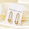 304 Stainless Steel Stud Earrings EJEW-F354-09G-4