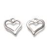 Non-Tarnish 201 Stainless Steel Charms STAS-B001-05P-2