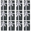 Polka Dot Print Cardboard Jewelry Gift Boxes with Bowknot CON-TAC0001-10E-3