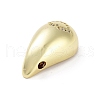 Rack Plating Brass Micro Pave Clear Cubic Zirconia Pendants KK-H474-18G-10-2