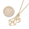 3Pcs 3 Styles 304 Stainless Steel Empty Macrame Pouch Star Moon Pendant Cable Chain Necklaces NJEW-JN05282-6
