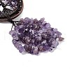 Natural Amethyst Chip Tree of Life Pendants Decoration G-F733-06C-5
