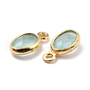 Eco-Friendly Brass with Glass Pendants KK-K268-01M-3