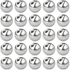 Beebeecraft 60Pcs Stainless Steel Ear Nuts STAS-BBC0005-14P-1