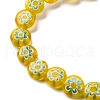 Handmade Millefiori Lampwork Beads Strands LAMP-G164-12B-3
