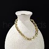304 Stainless Steel Coffee Bean Chain Bracelets for Women Men BJEW-F488-01G-01-4