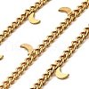 Ion Plating(IP) 304 Stainless Steel Curb Chains CHS-G041-02G-02-1
