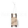 Christmas Unfinished Wood Pendant Decorations WOOD-D026-01F-1