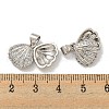 Brass Micro Pave Clear Cubic Zirconia Pendants KK-A214-08P-3