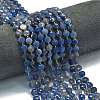 Natural Blue Aventurine(Dyed & Heated) Beads Strands G-K389-B82-01-1