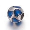 304 Stainless Steel European Beads OPDL-L013-01E-2