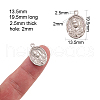 304 Stainless Steel Pendants STAS-CJ0003-02-2