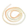 Transparent Gradient Color Glass Beads Strands GLAA-G101-2mm-05-4