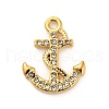 304 Stainless Steel Crystal Rhinestone Pendants STAS-P385-07A-G-1