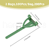 90Pcs Plastic Brooch for Wedding AJEW-WH0472-97-2
