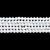 Opaque Solid Color Imitation Jade Glass Beads Strands EGLA-A039-P4mm-D15-1