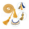 6Pcs 3 Styles Polyester Graduation Honor Rope AJEW-TA0001-22-2