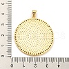 Brass with Cubic Zirconia Pendants KK-K332-16B-G01-3