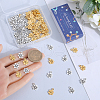SUNNYCLUE 100Pcs 2 Colors Tibetan Style Alloy Charms FIND-SC0010-74-3