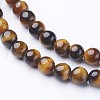 Natural Tiger Eye Beads Strands GSR4MMC014-A-2