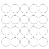 100Pcs 316 Surgical Stainless Steel Wine Glass Charms Rings STAS-LP0001-04-1
