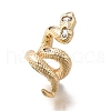Brass Micro Pave Cubic Zirconia Beads KK-U061-23G-2