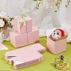 Square Kraft Paper Necklace Earring Storage Gift Boxes CON-WH0095-90A-01-5