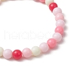 Opaque Acrylic Round Beaded Stretch Bracelets for Kid BJEW-JB11651-5
