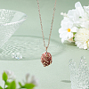 BENECREAT 1Pc 925 Sterling Silver Pendant Cabochon Settings STER-BC0002-76KCG-5