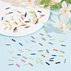 GOMAKERER 2250Pcs 15 Colors Glass Bugle Beads SEED-GO0001-06-4