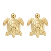 Brass Stud Earrings EJEW-R032-03G-4