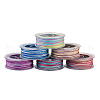 Elecrelive 6 Rolls 6 Colors Segment Dyed Polyester Thread OCOR-EL0001-01B-20