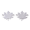 Tarnish Resistant Autumn Theme 201 Stainless Steel Links connectors STAS-R104-013P-2