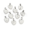 Natural Howlite Pendants G-I311-A31-1