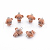 Opaque Resin Pendants X-RESI-T053-11-4