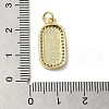 Brass Micro Pave Cubic Zirconia Pendants KK-Q808-40G-3